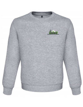 Bluza szara Zombie Attack BZA1 2x nadruk rozm. L