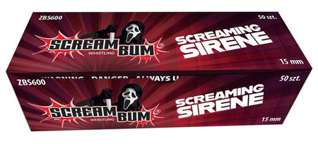 Scream Bum Screaming Sirene ZBS600 P1 – gwiżdżące rakietki do pistoletów startowych