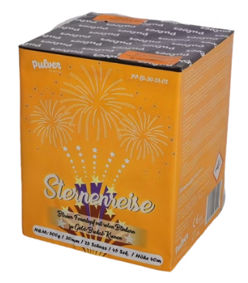 Batterie Sternenreise PPBI302502 25Schuss 30mm F2 Pulver