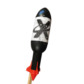 TR09B Planet X Rocket 1 szt biała 12/1 F3