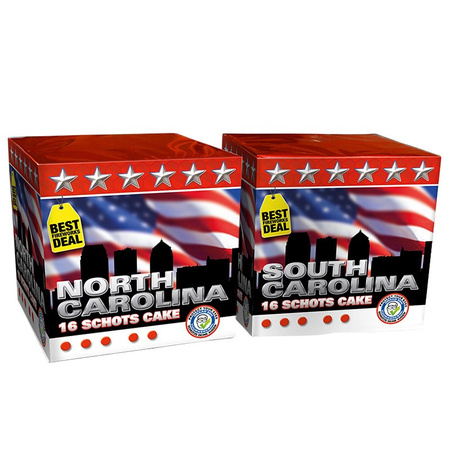 1483 Nort lub South Carolina 16s 20mm - 1szt