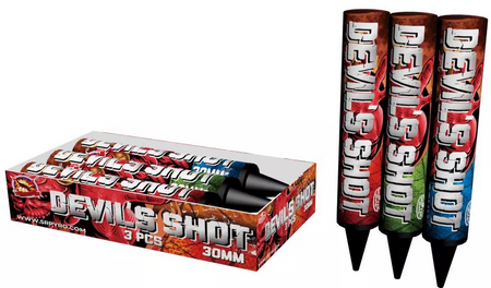 CLE5011 Devils Shot 3 pcs very loud bang 30mm 16/3