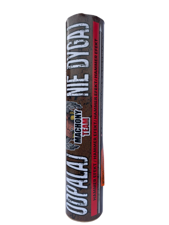 FIRE DON'T SHUTTLE 50 mm 2" single shot bang titanium salute + blauw faceSHOT50-03 ECO 24/1 F3