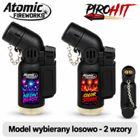 Jetbrander met twee sproeiers Flame Jet Tankboy IV Atomic Fireworks Mix van Designs