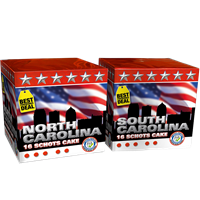 1483 Nort lub South Carolina 16s 20mm - 1szt