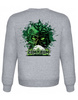 Bluza szara Zombie Attack BZA1 2x nadruk rozm. L