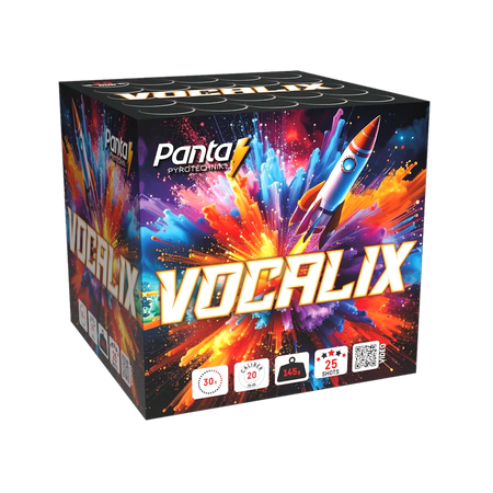 Vocalix PPB25962 – a loud firework battery with Titanium Salute