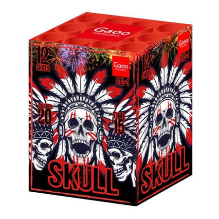 Skull S12 1 Batterij 12sch 20mm F2 Gaoo