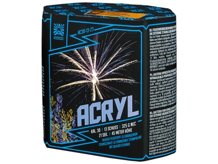 Batterie Acryl AC30-13-23 13Schuss 30mm F2 Argento