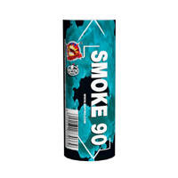 CLE7037B Świeca dymna Smoke 90 duża Niebieska 1szt