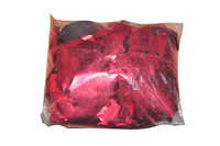 Konfetti - rote Metallic-Papiere 10/1