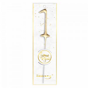 Wunderkerzen Nummer „1“ Gold TXF801 F1 12/20