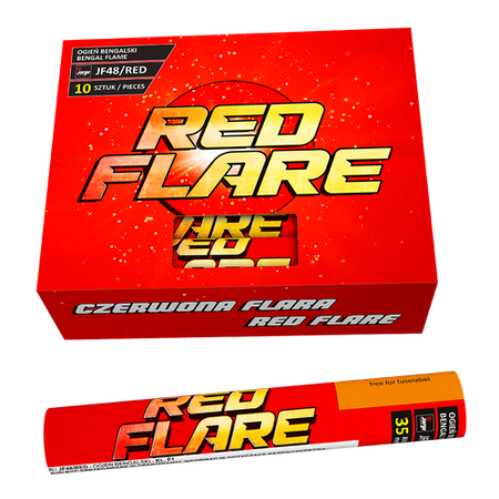 Flare Red flara czerwona JF48 F2 1szt