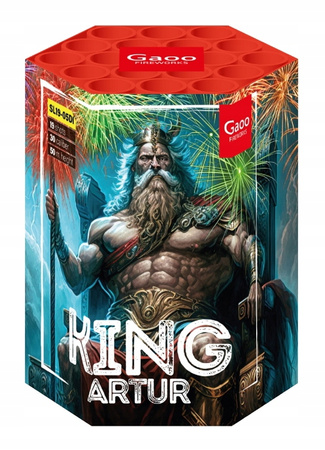 Król Artur SL19-05D – wyrzutnia 19 strzałów 30 mm F2 Gaoo Fireworks 5902596992668