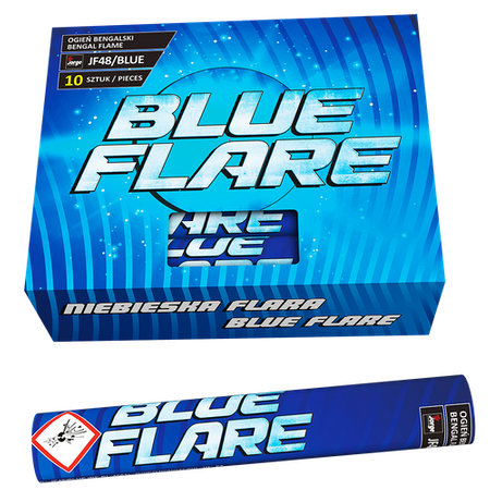 Flare blauw JF48 F2 10/10