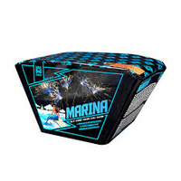Marina – fireworks cake 25 shots 25 mm F2 Argento Feuerwerke AC25-25-F2