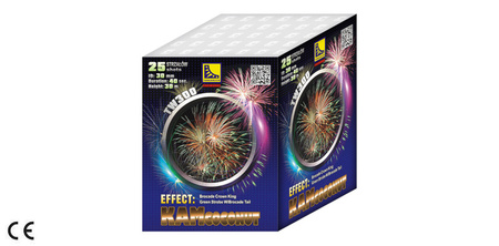 TW300 KamCoconut Tomaszek – 25-Shot Firework Cake, 30 mm, F2