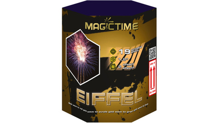Feuerwerksbatterie Eiffel Tower 19 Schuss 30 mm F2 5907604902233 MAGICTIME