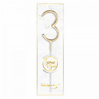 Sterretjes Nummer "3" goud TXF803 F1 12/20