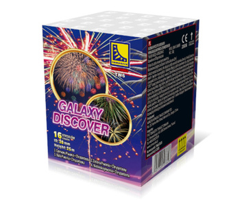 TW6 Galaxy Discover Tomaszek - vuurwerkcake 16 schoten 20 mm