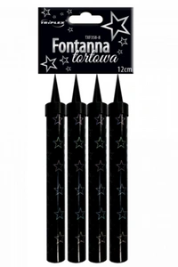 Taartfontein 12cm zwart ICE12-BLACK F2 4/15/4