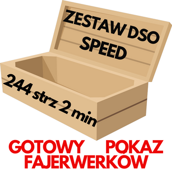 Demonstratie "SPEED" Set voor zelfvurende DSO 244 schoten 2 min