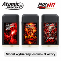 Zapalniczka żarowa Scuba Jet Atomic Fireworks otwierana klapka mix grafik