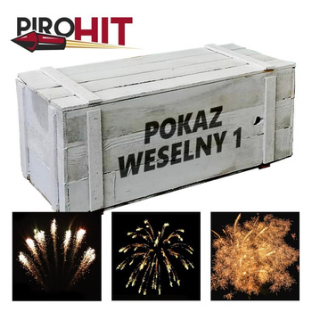 Fajerwerki na wesele - tani pokaz 200 strzałów