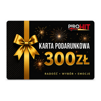 Karta podarunkowa PiroHiT 300 zł 