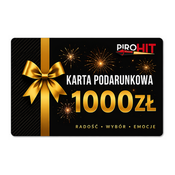 Karta podarunkowa PiroHiT 1000 zł 