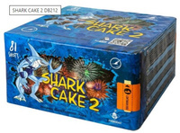 Shark Cake 2 DB212 81 strzałów F2 – wyrzutnia hukowa Titanium Salute