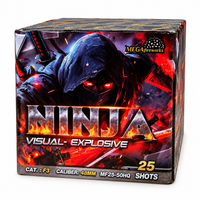 Ninja MF25-50HQ 48mm 25 strzałów – Mega Fireworks F3