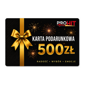 Karta podarunkowa PiroHiT 500 zł 