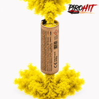 Dym żółty dwustronny MA0515-YELLOW Maxsem – 60 sekund, na zawleczkę, P1