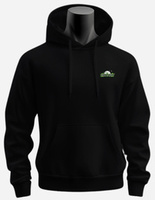 Bluza czarna z kapturem Reactor BR2 2x nadruk rozm. XL