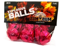 Explosive Balls ZB191 – kulki trzeszczące 3 sztuki F2 Zom Bum 5901721798878
