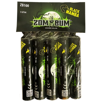 Zom Bum Black Mamba Petarda 5szt F2 Piromax ZB100